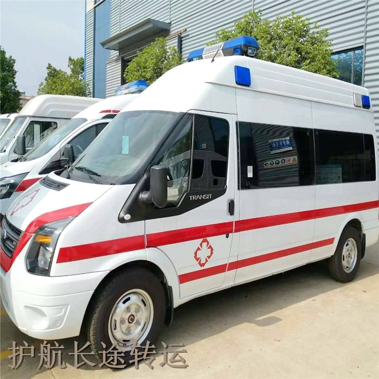 石河子大学医学院附属医院预约私人救护车租赁到北京回龙观医院救护车出租收费标准