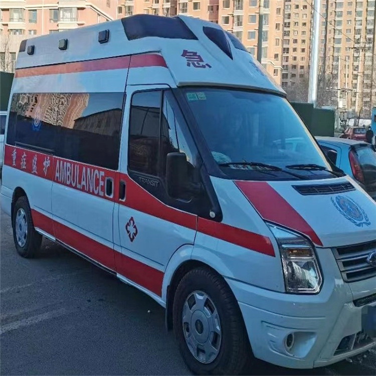 新疆维吾尔自治区人民医院120私人救护车租赁到榆林市中医院（北方医院）出租救护车